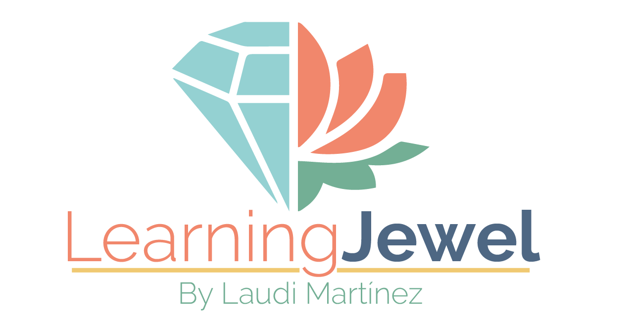 learning jewel by laudi martinez (logo profesora de lenguas)